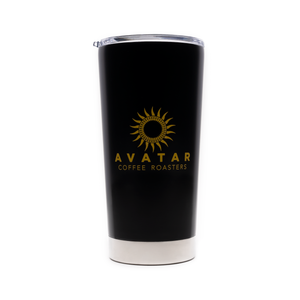 Front of Avatar Coffee Roasters 20 Ounce Tumbler
